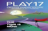 COVER U1 - PLAY Festival · 2017-10-25 · Ein leerstehendes Sportwarengeschäft und über 1.000 Papp-Pixel bildeten die Kulisse für das erste Creative Gaming Festival, das 2008