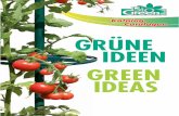 Katalog Catalogue GRÜNE IDEEN GREEN IDEAS · BioGreen Produkten Freude am grünen Hobby gefunden. Unser Ziel ist: die maximale Freude des Hobbygärtners am eigenen Garten und die
