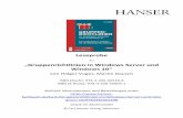 Leseprobe - Carl Hanser · PDF file 2018-12-04 · VIII Inhalt 7.8.6 Softwareeinschränkungen ..... 150 7.8.7 Netzwerkzugriffsschutz ..... 155 7.8.8wendungssteuerung mit AppLocker