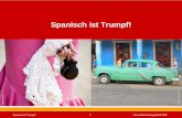 Spanisch ist Trumpf! · 2020-05-05 · Diplom-Ingenieur (FH), Daimler AG. Spanischkurse von 1996 bis 2009 an der VHS Böblingen „Ursprünglich war das Erlernen rein privat motiviert.