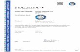 CERTIFICATE - Pizzato€¦ · CERTIFICATE No. 210 075157 0026 Rev. 01 Nomenclature of ST-RFID --Actuator SM a bb-c with: a bb C Size D E G L Actuator OT 1T 45x25x18 mm 50x40x16 mm