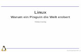 Linux · Pro Linux Es ist frei Es ist stabil Software des täglichen Bedarfs ist verfügbar Contra Linux Mangelnde Unterstützung aktuellster Hardware Windowsprogramme laufen nicht