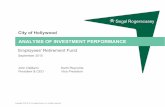 ANALYSIS OF INVESTMENT PERFORMANCEhollywoodpension.com/wp-content/uploads/2014/09/QE-September-3… · 30/09/2015  · 5 ˘ˇˆ˙˝˛˚ ˜ ˜ !˛ City of Hollywood ANALYSIS OF INVESTMENT