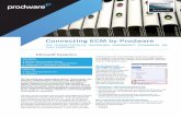Connecting ECM by Prodware - IT Business Solutions ... · Die Verarbeitung „papiergebundener“ Dokumente, das Ablegen, Katalogisieren, Suchen und Wiederfinden verursacht einen
