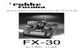 FX-30 2,4 Ghz-Deutsch:T-12 FG.qxd · FX-30 2,4 GHz: F 8050 2. ALLGEMEINE BESCHREIBUNG Mit der Fernsteueranlage FX-30 haben Sie eine Fernsteueran-lage der Ober-Klasse erworben, welche