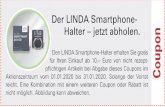 Der LINDA Smartphone- Halter – jetzt abholen. · Remescar Tränensäcke & Augenringe ist eine schnell wirksame und effiziente Creme, mit deren Hilfe sich Schwellungen und Augenringe