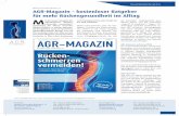 AGR-Magazin – kostenloser Ratgeber für mehr Rückengesundheit … · 2017-11-28 · Presseinfo_AGRMagazin_11.2017.indd Created Date: 11/22/2017 1:08:15 PM ...