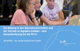 Die Bildung in den Naturwissenschaften und der Technik im … · 2019-01-16 · range of digital media” (Falk & Dierking, 2016) Bürgenstock-Konferenzder Schweizer FH und PH, Luzern,12.01.19.