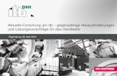 Aktuelle Forschung am itb gegenwärtige ... - hpi-hannover.de · 4/28/2016  · sfs Prävention im Handwerk in der Arbeitswelt 4.0 itb Wertschöpfungsprozesse in und zwischen Betrieben