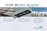 USB Meter Reader...5811702_B2_DE_05.2013 Einfach Mit dem USB Meter Reader von Kamstrup lesen Sie schnell und einfach sowohl Strom- als auch Wärme-, Kälte- und Wasser-zähler aus.