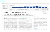Google AdWords - wind-turbine.comGoogle AdWords: Am Anfang eines jeden 0,41 € kostet ein Klick auf die Google AdWords-Werbung beim Suchbegriﬀ »Gebrauchte Windkraftanlage«. SCREENSHOTS
