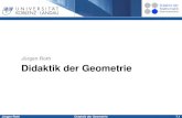 Jürgen Roth Didaktik der Geometrie · Anschauliche Geometrie 10. Ehrenwirth, München, 1996, S. 143. Jürgen Roth Didaktik der Geometrie 7.32 Sinussatz – Folgerungen: Für den