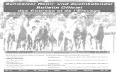 Schweizer Renn- und Zuchtkalender Bulletin Officiel des Courses … · 2020-07-28 · 14/2020 Schweizer Renn- und Zuchtkalender - 4 - Bulletin Officiel des Courses et de l’Elevage