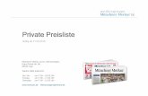 Preise Private Kleinanzeigen aktuell 14022018 · Private Preisliste Gültig ab 01.02.2018 Münchner Merkur und tz, Kleinanzeigen, Hans-Pinsel-Str. 9b, 85540 Haar Telefon (089) 5306-222