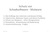 Schutz vor Schadsoftware - internetcafe55plus-suedwerk.de · Entwickler noch keine Zeit hatten diese Lücke zu beheben. • Diese Exploits werden im Internet für hohe Summen gehandelt,
