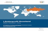 Länderprofil Russland - Deutsche Energie Agentur · 2018-11-29 · 5 Länderprofil Russland – Informationen für deutsche Unternehmen Tab. 33: Biotreibstoffproduktion: Flächenerträge