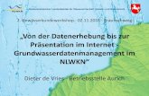 „Von der Datenerhebung bis zur Präsentation im Internet ...€¦ · Präsentation im Internet - ... • Darstellungen der NLWKN- Daten im Internet - LDB-online, interaktive Karte,