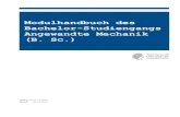 Modulhandbuch des Bachelor-Studiengangs Angewandte ... · Modulhandbuch des Bachelor-Studiengangs Angewandte Mechanik (B. Sc.) Gültig ab 01.10.2018 Stand 30.10.2018