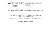Konzeption von Experimenten und ihr Einsatzdaten.didaktikchemie.uni-bayreuth.de/experimente/... · 2020-03-29 · 5 Übungsexperimente für Demonstrationstechniken Teilnehmer 01.