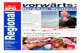 Nordrhein-Westfalen · Kommunalwahlen im Herbst be-reits deutlich gewordene Rücken- ... Juni 2004 September 2004 33% 30% 36% 39% Bis zur Landtagswahl sind es noch weniger als vier