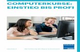 COMPUTERKURSE: EINSTIEG BIS PROFIcomputer-tipps.ch/wp-content/uploads/2017/05/INF_Lehr... · 2017-05-15 · Projektmanagement & Visualisierung Programmierung. 3 Computerkurse: Einstieg