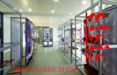 Rack 2-2016 SHOP · in the gallery. The works of art are being presented in refined shelves, just like goods are usually presented - in the surroundings of a gallery. Only one object