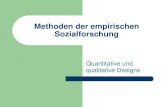 Methoden der empirischen Sozialforschung · Sampling (Auswahl der Interviewpartner) 11 ... Quantitative Forschung 19 Werkzeug = Fragebogen ... Herausforderungen der empirischen Sozialforschung.