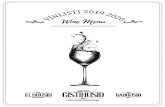 Í N L I S T I 2019- V Wine Menuenglish.lakehotel.is/wp-content/uploads/2019/11/... · Sviss Mokka / Swiss Mocha 650 kr. Heitt súkkulaði / Hot Chocolate 650 kr. Írskt kaffi / Irish