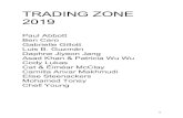 TRADING ZONE 2019 - trg.ed.ac.uk · Edinburgh Futures Institute, it has become the vibrant, surprising exhibition you see before you today. ‘Trading Zone’ 2019 has been curated