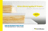 Deckenplatten- Sortiment ThermoPlus... · 2020-03-25 · 1 In Reihen versetzt (englisch) montieren mittels Dübeln. 2 Platte mittels stufenlos verstellbarem THERMO-PLUS-Stipper an