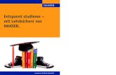 Entspannt studieren – mit Lehrbüchern von HANSER.€¦ · Deskriptive und Induktive Sta - tistik für Studierende der BWL Methoden –Beispiele –Anwendungen 2012. Ca. 450 Seiten.