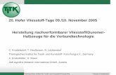 20. Hofer Vliesstoff-Tage 09./10. November 2005 …...Thüringisches Institut für Textil- und Kunststoff-Forschung Carmen Knobelsdorf 20. Hofer Vliesstoff-Tage 09./10. November 2005