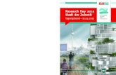 Research Day 2015 Stadt der Zukunft - Beuth Hochschule€¦ · Einreichungen Beiträge für den Research Day als Vortrag, Poster und für diesen Tagungsband ausgewählt. Ich wünsche