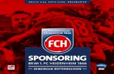 SPONSORING - 1. FC Heidenheim€¦ · teressieren sich für Fußball. Den Erst- und Zweit-ligisten folgen etwa 105 Millionen auf deren Social Media Kanälen. Präsentieren Sie Ihr