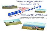 Aktiv Enduro Woche in Rumänien 2012 - mes-racing.commes-racing.com/mediapool/88/889594/data/Rumaenien_2012.pdf · Aktiv Enduro Woche in Rumänien 2012 Vom 02.06.- 09.06.2012 sowie04.08.-11.08.2012