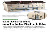 MINITRIX UND H0: BAHNHOF EPOCHE I Ein Bausatz – und viele ... · den, aber auch die kleineren Bahnhöfe in Sulzdorf, Bretzfeld und Renningen. Für unser Bauprojekt verwenden wir