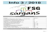 Info 3 / 2018 - FSG Sargansfsg-sargans.ch/_downloads/Info-03-2018.pdf · Info 3 / 2018 (Ausgabe 151) Inhaltsverzeichnis Inhalt Seite/n Chlausschiesssen Samstag, 1. Dezember 3 Vorstand