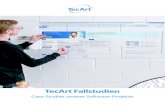TecArt FallstudienArbeitsschritte reduziert und die Effizienz in allen Bereichen verbessert werden. Ein weiterer Vorteil erweist sich in der Online-Nutzung und der dadurch papierlosen