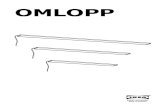 OMLOPP - ikeacy.azureedge.net · ENGLISH The external flexible cable or cord of this luminaire cannot be replaced; if the cord is damaged, the luminaire shall be destroyed. ... farga