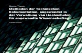 MasterThesis MethodenderTechnischen …tristan-germer.de/files/2018 Germer, T.; Methoden der TD... · 2018. 8. 15. · Master Thesis Methoden der Technischen Dokumentation, ... •