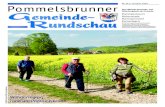 Pommelsbrunner · Pommelsbrunner Gemeinde-Rundschau Die Gemeinde informiert 03 Sehr geehrte, liebe Mitbürgerinnen und Mitbürger, nach 2-jähriger intensiver Vorbereitung …