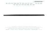 SOUNDTOUCH 300 SOUNDBAR - B&H Photo · Note 1: “ ” indicates that the percentage content of the restricted substance does not exceed the percentage of reference value of presence.
