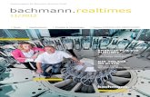be realtimes 1211 v10-GzD - Bachmann electronic GmbH · » Immer einen Schritt voraus. Die Welt denkt neu und wir denken mit. Wir sehen die Zukunft im Bereich erneuerbarer Energien.