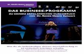 Dr. Seiwert Dr. DAS BUSINESS-PROGRAMM · 14.04.2018 - Strategisch Geld verdienen mit System • Du gestaltest Angebotspakete, Produkte und eine neue Preisstrategie, die dir dabei
