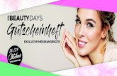 Gutscheinheft - BUNTE Beauty Days · PDF file 2019. 11. 13. · M Skn Bd Way! Erleben Sie die ... (Code: SOJI102019) und direkt am Soji Health-Stand auf den Bunte Beauty Days. XXXXXXX
