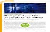 Storage-Systeme 2016: Höher, schneller, weiter? · DataCore Foto: DataCore. 60 Storage I runter iSCSI, NFS, Amazon Simple Storage Service (S3), Swift ... wie Software-defined Storage