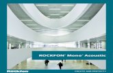 ROCKFON Mono Acoustic - heinrich-schmid-rosenheim.de€¦ · ROCKFON übernimmt keine Verantwortung für Druckfehler. ROCKWOOL ROCKFON GmbH Rockwool Straße 37 – 41 45966 Gladbeck