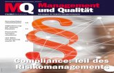 Compliance: Teil des Risikomanagements · Proﬁ tieren Sie von Anfang an von den Pluspunkten der Nummer 1 unter den Qualitätsmanagement-Lösungen: Die webbasierte Technologie ohne