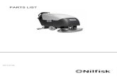 PARTS LIST - Nilfisk-Alto ShopJul 04, 2017  · 2 General view BA 651 2015.05.19 2014.07.17 Pos. Artikel-Nr. Menge Variante Notes 1 1 SOLUTION TANK [1] 2 1 RECOVERY TANK [2] 3 1 CHASSIS