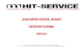 Jahr 2010 Rundfunk · 16. Dezember 2010 / 51. Jahrgang / Nr. 49 musik & multimedia Bad Segeberg JAHRESBILANZ HÖRFUNK 2010 Die Jahresauswertung basiert auf den Rundfunk-Hitparaden,